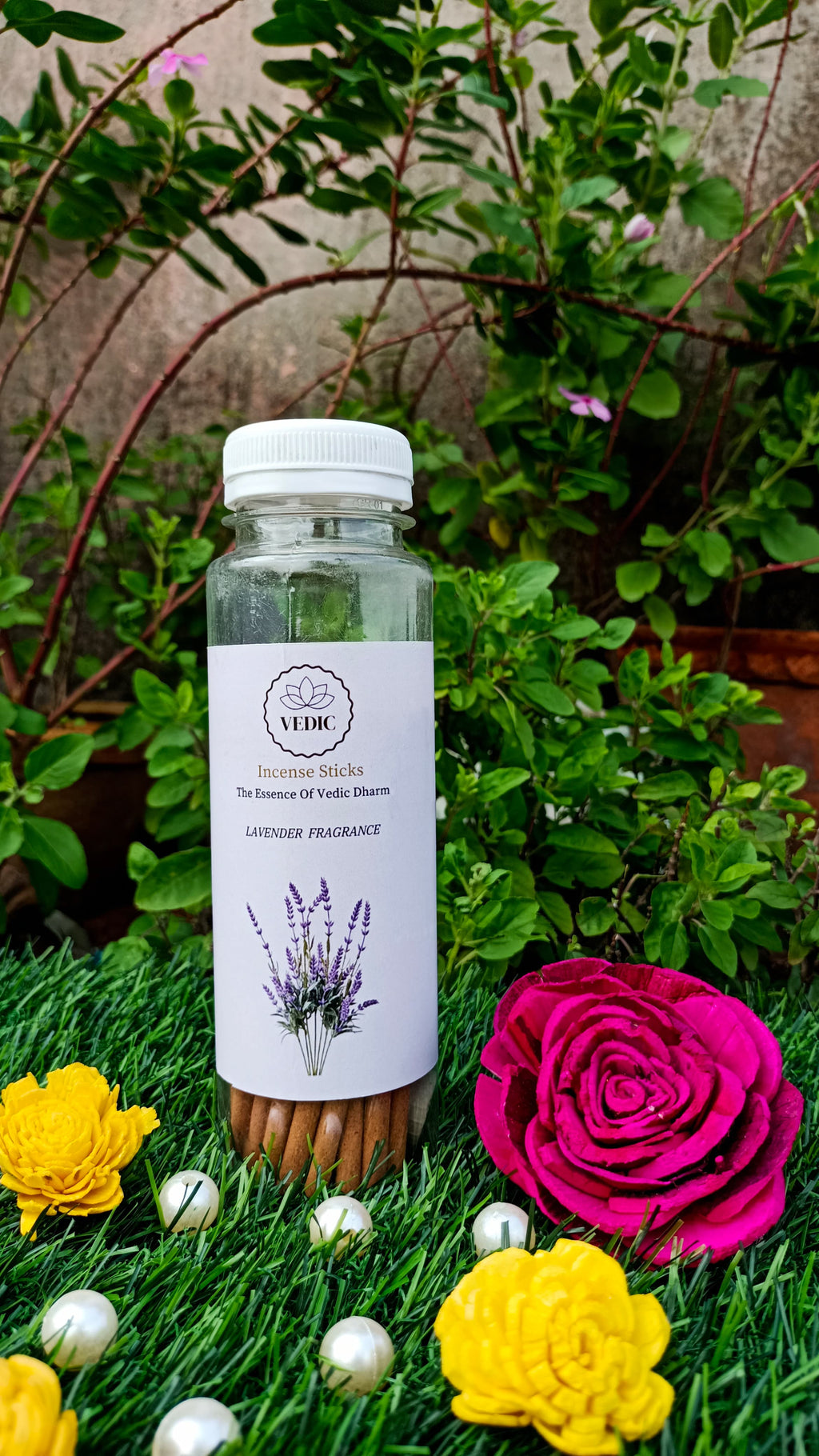 Lavender Fragrance Premium Incense Sticks (Bamboo-Free)