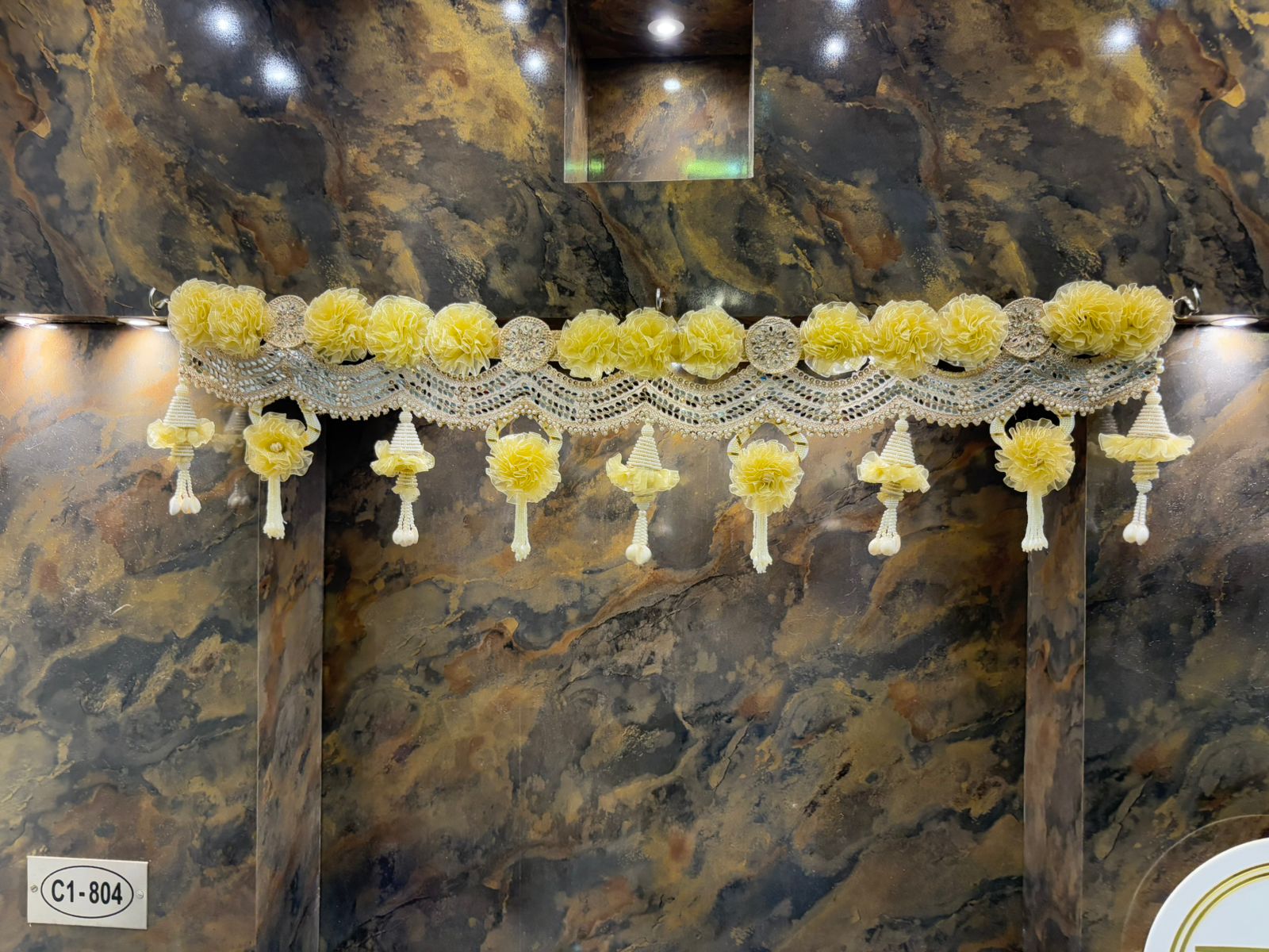 Golden Glow Floral Toran